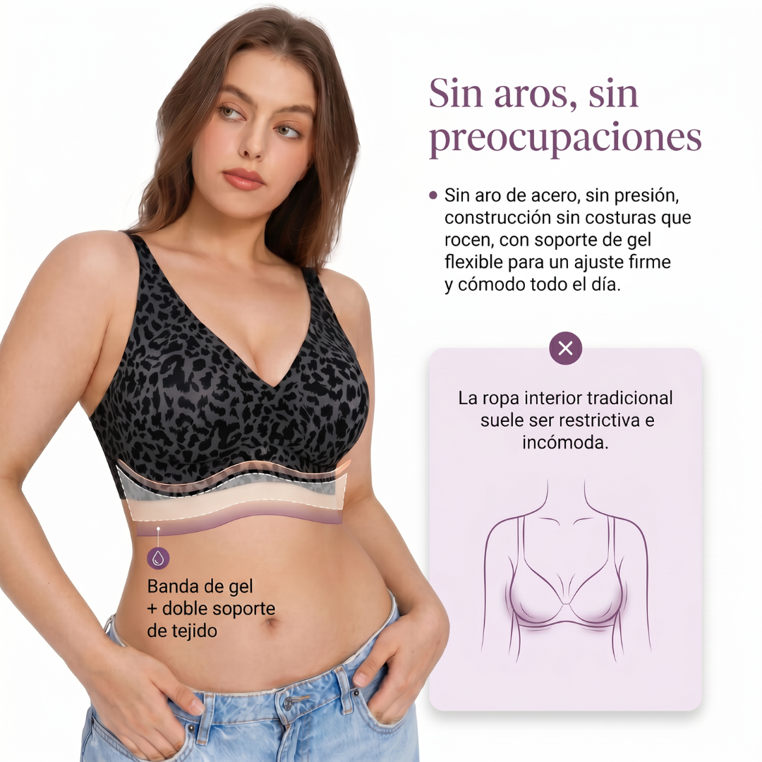 Sujetador sin aros