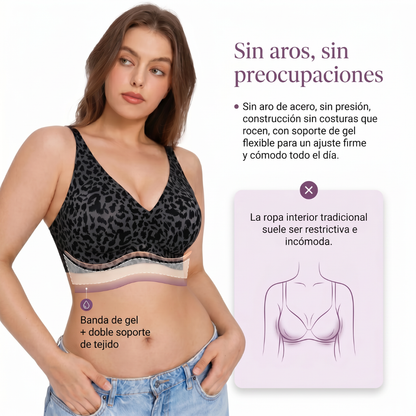 Sujetador sin aros
